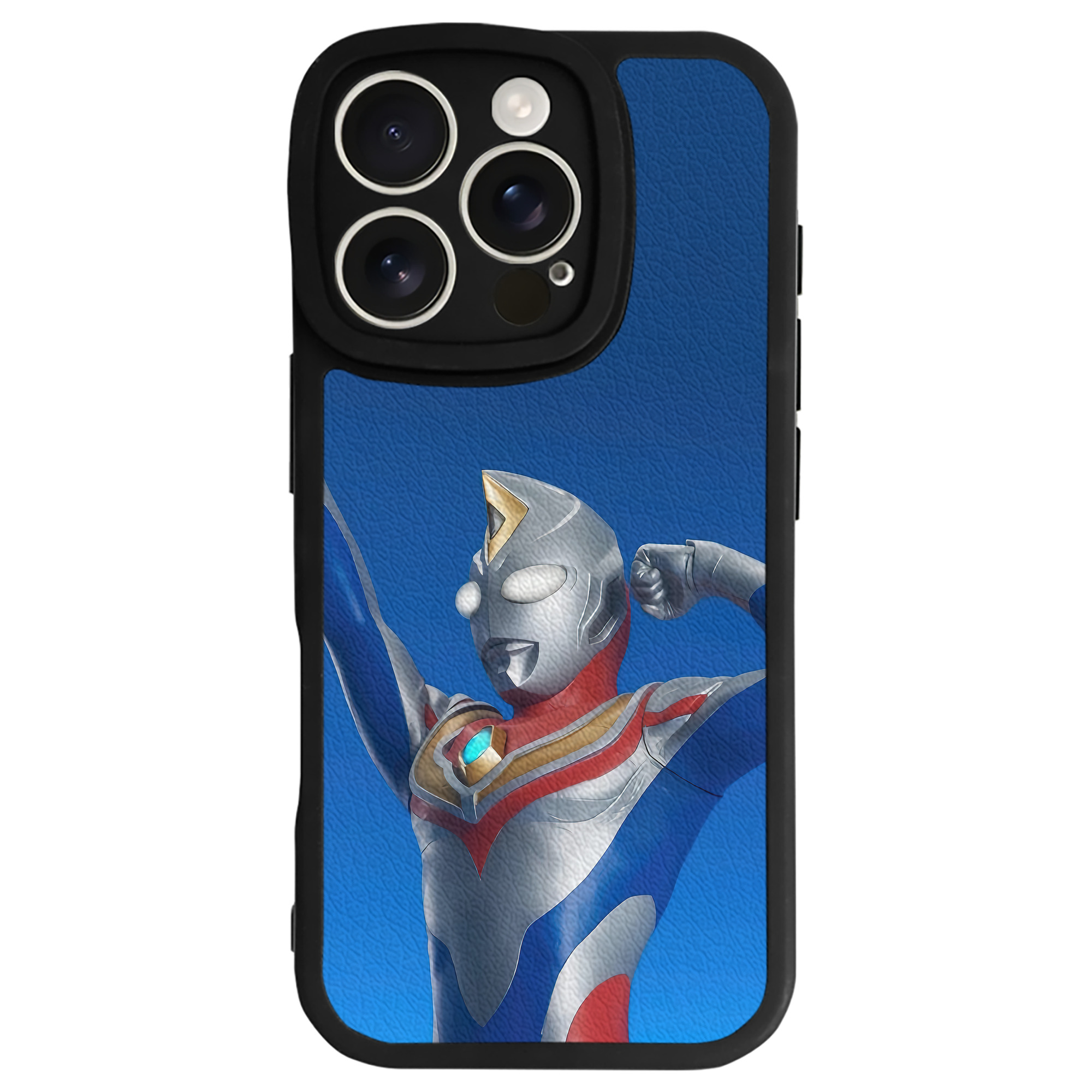 （画像用） ウルトラマン Ultraman 【iPhone 16シリーズ対応】シリコンスマホケース（レザー調） 材質：シリコン